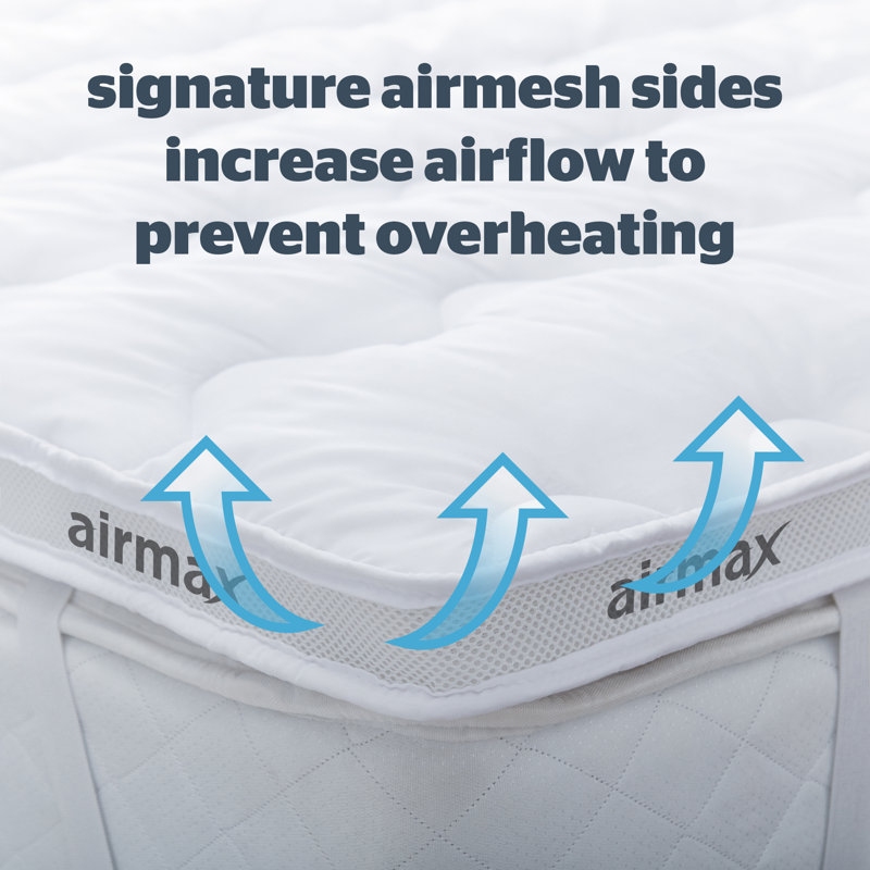 Silentnight Airmax 5cm Deep Mattress Topper & Reviews Wayfair.co.uk